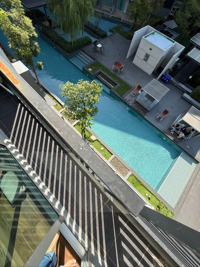 รูป Condo for rent ให้เช่าคอนโด A space me สุขุมวิท 77 ตึก A ชั้น 4 วิวสระว่ายน้ำ 1 ห้องนอน 1 ห้องน้ำ พื้นที่ภายในห้อง 27.00 ตร.ม - รูปที่ 5/6