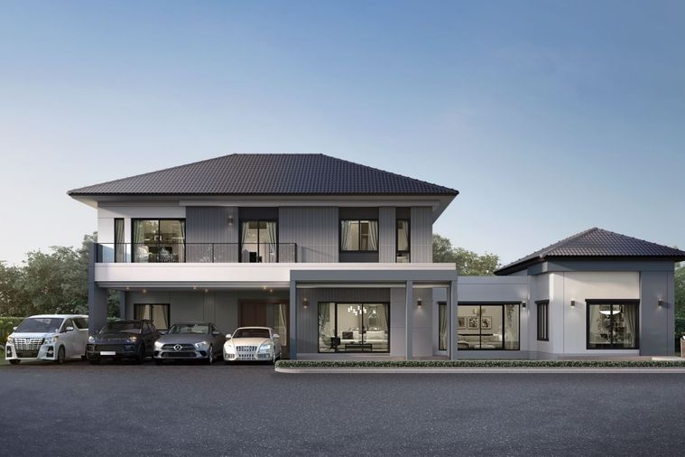 4-bed house for sale, 253 sqm, 1 sq wah, CENTRO THAWIWATTHANA