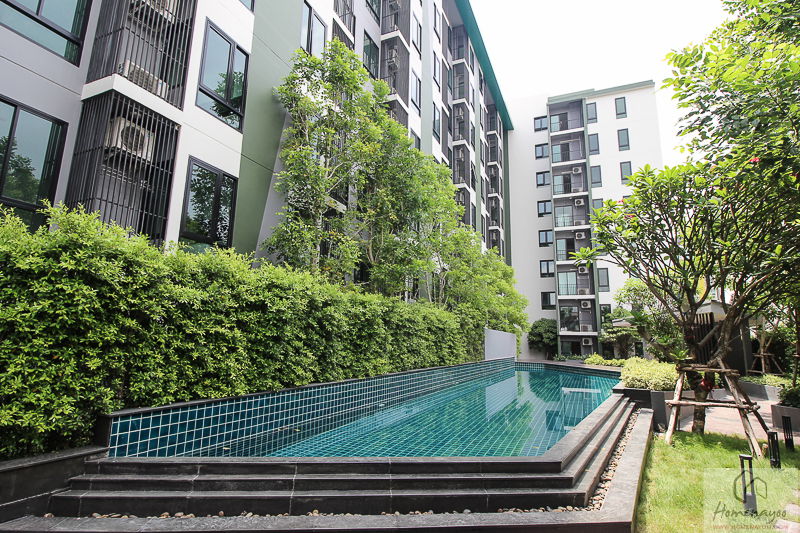 รูป ให้เช่าคอนโด เบล็สเชอร์ จรัญ 96/1 อาคาร 1 ชั้น 2 1 ห้องนอน ขนาด 28 ตรม ใกล้ กฟผ.(บางกรวย) - รูปที่ 8/9