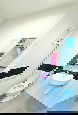 รูป เพียวเพลส รังสิต คลอง 2 รพ.เอกปทุม 2.6 กม. ถ.เลียบคลอง3 4 นอน 2.4 กม. เช่าบ้านเดี่ยว 2 ชั้นหลังมุม ต่อเติมครัวใหม่ - รูปที่ 8/8