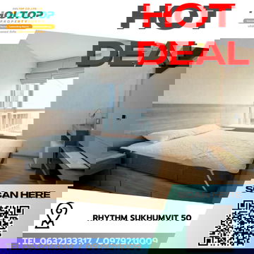 #R8450 🎉 251268 Condo for Rent: Rhythm Sukhumvit 50