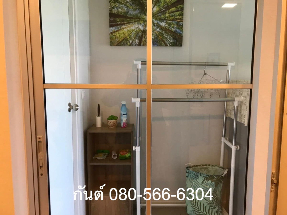 รูป เจ้าของปล่อยเอง (ไม่รับนายหน้า) Plum alive 2 ตึก B ชั้น 4 วิวนอก แอร์ 2 ตัว ทีวี 2 เครื่อง+เฟอร์ เครื่องใช้ไฟฟ้าครบ คีย์การ์ด 2 ใบ พร้อมอยู่เดือน ม.ค.  - รูปที่ 11/14