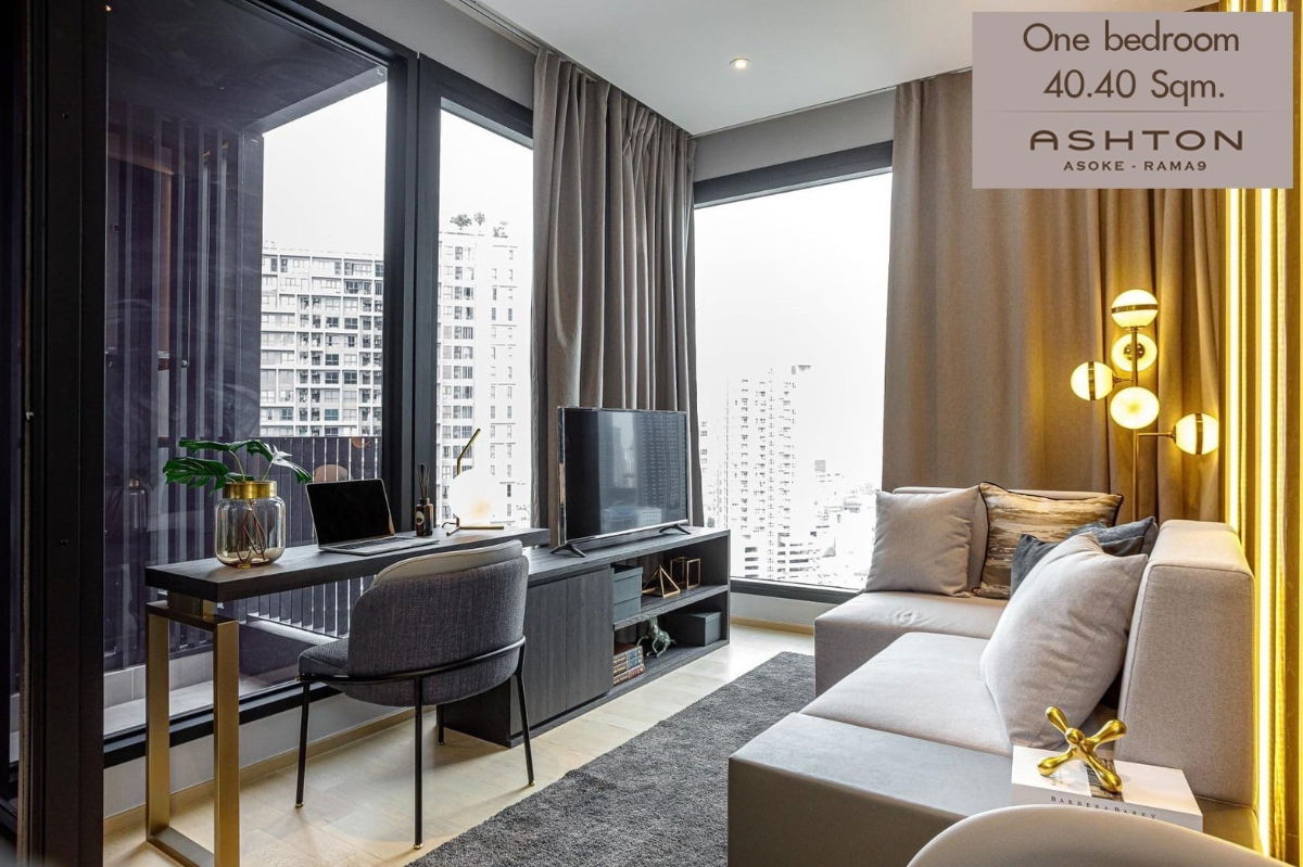 รูป ✅ ✅ ASHTON Asoke - Rama 9 , Super Luxury 1 ห้องนอน พร้อมเข้าอยู่ ติดต่อไลน์ @bktasset โทร 095-325-8928 - รูปที่ 2/5