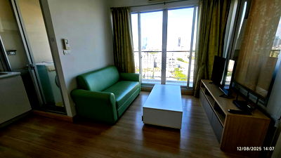 คอนโดให้เช่า : เปิดเช่าคอนโดเดอะพาร์คแลนด์ศรีนครินทร์เลคไซด์ เฟอร์ครบ ฟรีWIFI เดินไปBTSได้ Renovated!!