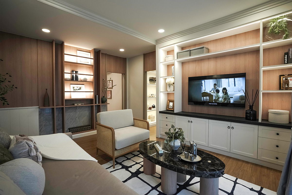 รูป ขายบ้านมือ 1 จากโครงการ เซนโทร วัชรพล 2  | ติดต่อฝ่ายขาย : 061-6598997- Line OA : @Newlight (มี@) - รูปที่ 9/14