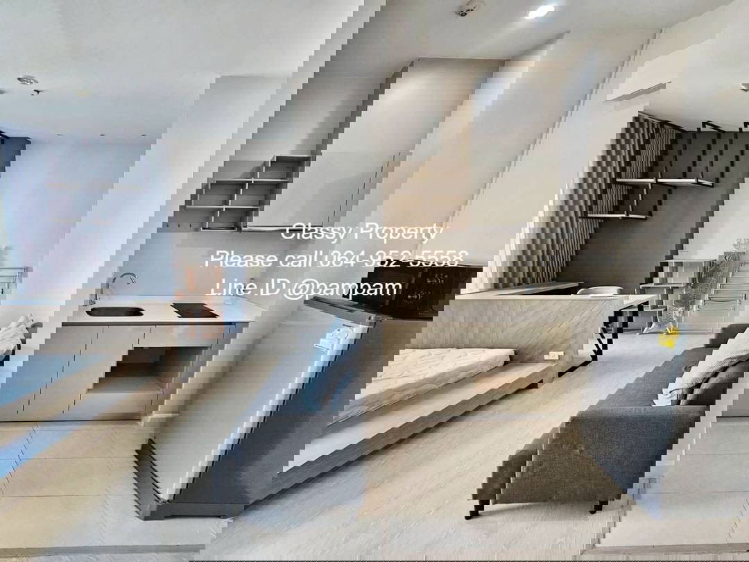 รูป ***  ให้เช่าคอนโด : นิช ไพรด์ ทองหล่อ-เพชรบุรี  1 นอน เฟอร์ครบ แบบไม่กั้นผนังห้อง ห้องโล่งโปร่งสบาย (The Niche Pride Thonglor-Phetchaburi) *** - รูปที่ 9/10