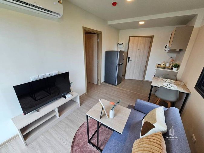 DCondo Sense ชั้น6 ตึกB  ------------ห้องใหม่ + ตกแต่งสวย------------Tel 097-049-5874 (Line: @choncondo มี@ด้วย)