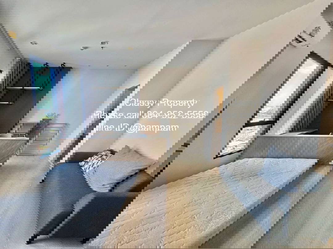 รูป ***  ให้เช่าคอนโด : นิช ไพรด์ ทองหล่อ-เพชรบุรี  1 นอน เฟอร์ครบ แบบไม่กั้นผนังห้อง ห้องโล่งโปร่งสบาย (The Niche Pride Thonglor-Phetchaburi) *** - รูปที่ 5/10