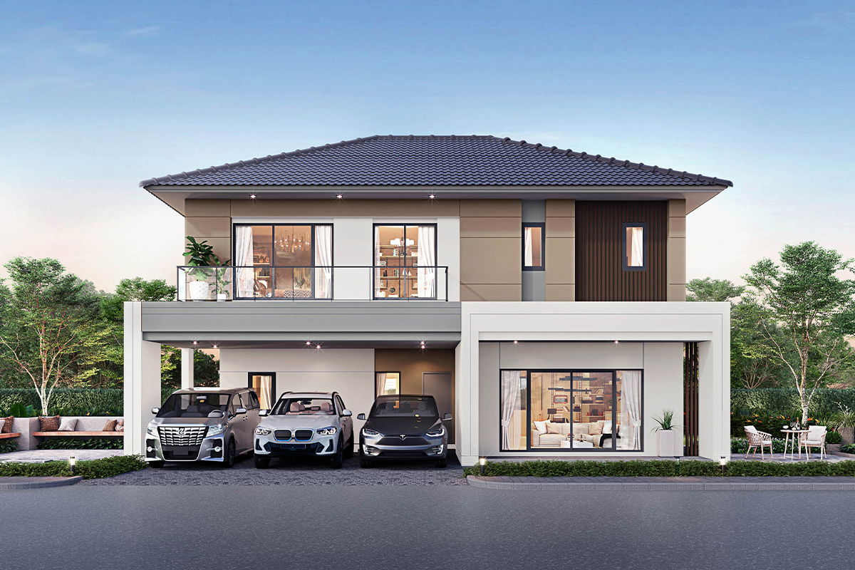 รูป ขายบ้านมือ 1 จากโครงการ Centro รามอินทรา 2  | ติดต่อฝ่ายขาย : 061-6598997- Line OA : @Newlight (มี@) - รูปที่ 3/19