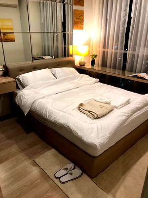 Condos for rent Esplanade Ratchadapisek  : Condo for rent : Noble Revolve Ratchada1 1 Bedroom Nice decorated Fully furnished +Digital door lock near MRT Cultural Centre 14,000 Baht only 🔥🔥🔥