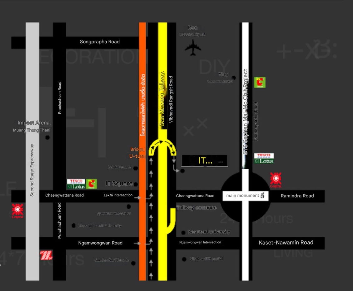 รูป ให้เช่าคอนโด เด็น วิภาวดี ห้องมุม สวย-ครบ-พร้อมอยู่ - รูปที่ 25/25