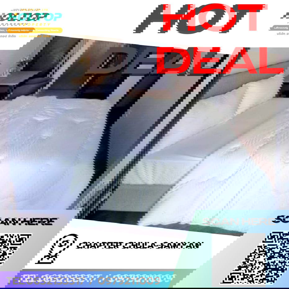 รูป #R8461 🎉 251268 ให้เช่าคอนโด Chapter Chula-Samyan - รูปที่ 1/14