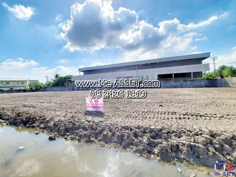 picture Sale: Filled Land 2-Rai, Ready to Build. Phra Samut Chedi-Suk Sawat area (Wat Laem Pha Pha). Near Thasanee 2 Uni. Prime road access. - 5/13