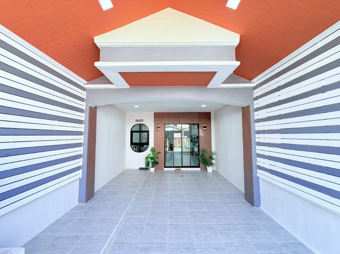 2-bed townhouse for sale, 80 sqm, 16 sq wah, K.C. Ramintra 3
