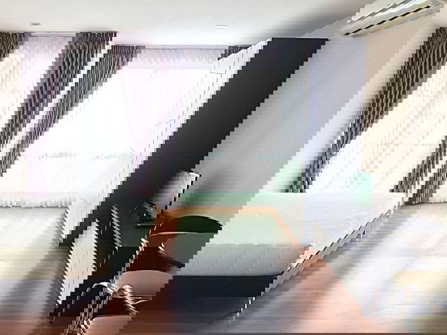 รูป Call : 091-545-5346 Condo Airlink Residence ใกล้ Airport Link ลาดกระบัง ห้องมุม 32 ตารางเมตร ชั้น7 อาคาร 2 ตกแต่งครบ (ขายพร้อมผู้เช่า) - รูปที่ 2/10