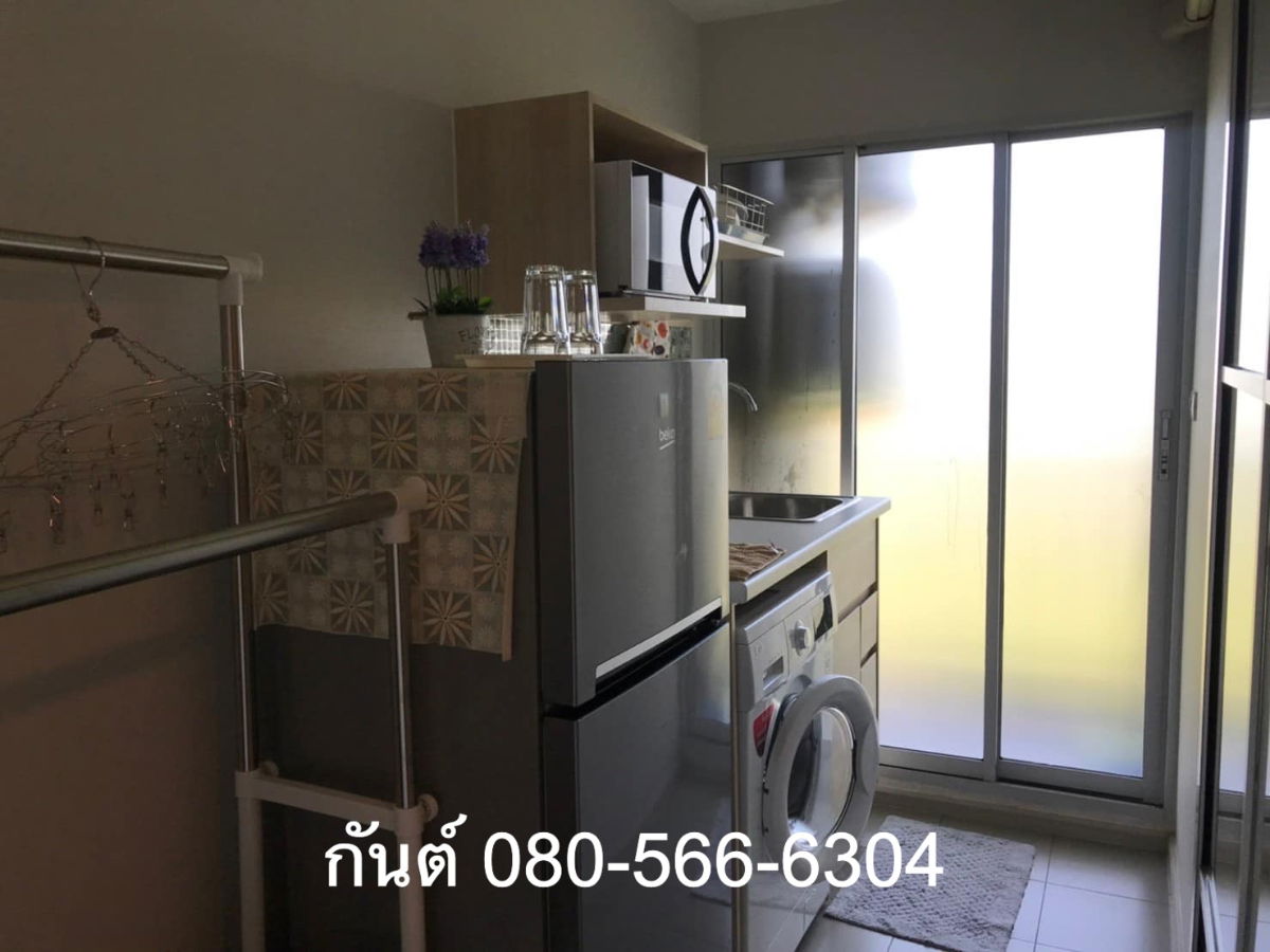 รูป เจ้าของปล่อยเอง (ไม่รับนายหน้า) Plum alive 2 ตึก B ชั้น 4 วิวนอก แอร์ 2 ตัว ทีวี 2 เครื่อง+เฟอร์ เครื่องใช้ไฟฟ้าครบ คีย์การ์ด 2 ใบ พร้อมอยู่เดือน ม.ค.  - รูปที่ 10/14