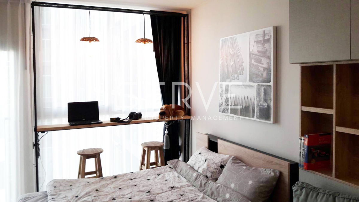 รูป 🔥ราคาถูกที่สุด ห้องสตูดิโอ กั้นเป็นสัดส่วน แต่งสวยมาก เฟอร์ครบ ลงทุนหรืออยู่เองก็คุ้มสุด ทำเลดี ติด MRT ศูนย์วัฒนธรรม @ Noble Revolve Ratchada 1 - รูปที่ 4/8