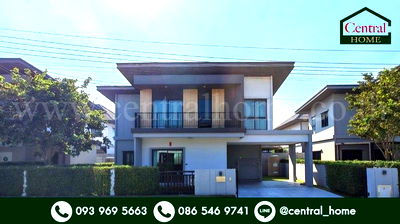 ขายบ้านเดี่ยว : บ้านเดี่ยว เวนิว โฟลว์ แจ้งวัฒนะ ตกแต่งสวย เฟอร์ครบ พร้อมอยู่