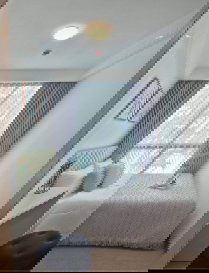 รูป ให้เช่าห้องใหม่ ✨ รีเกิล อ่อนนุช - ศรีนครินทร์ 🔥 Line ID @034etfin 📲 1 ห้องนอน 1 ห้องน้ำ ✨ - รูปที่ 1/10