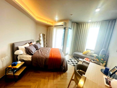 Condos for rent : Chapter Chula Samyan【𝐑𝐄𝐍𝐓】🔥Bright and airy room in Urban Cozy style, comfortable for everyday living! 🔥 Contact Line ID: @hacondo
