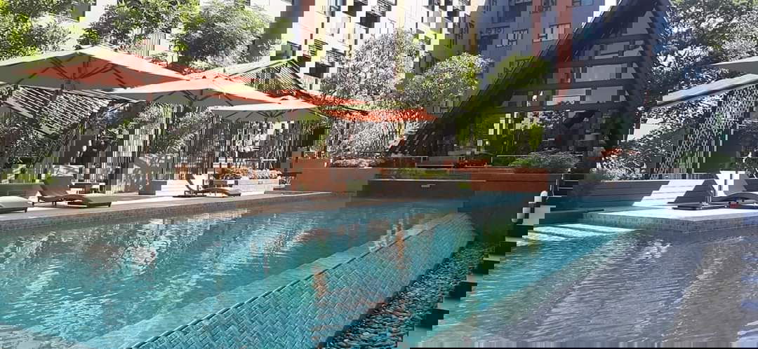 รูป เอสเซ็นท์วิลล์คอนโด อยู่ในเซ็นทรัลเฟสติวัลเชียงใหม่ ห้องสวย แยกสัดส่วน วิวสระว่ายน้ำ ห้องไม่ร้อนช่วงบ่าย - รูปที่ 17/18