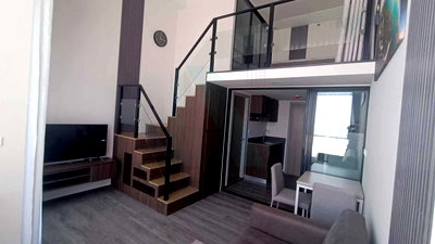 Condos for rent : For rent condo THE ORIGIN LADPRAO - BANGKAPI Building 1, Floor 23,Duplex, Room size 35 sqm