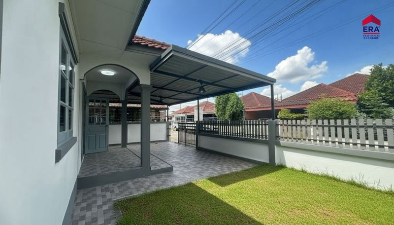 รูป ขายบ้านเดี่ยว 1 ชั้น พื้นที่เยอะ อยู่สบาย หมู่บ้านสุขเจริญ 2 ศรีราชา - รูปที่ 10/11