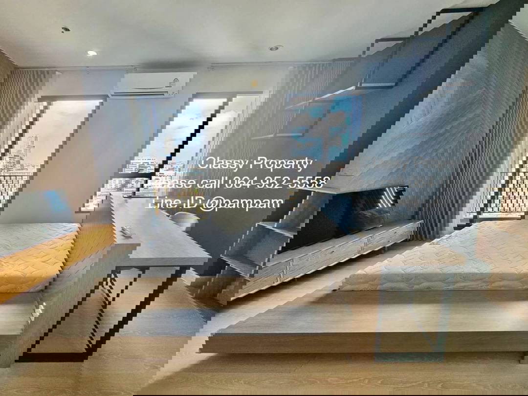 รูป ***  ให้เช่าคอนโด : นิช ไพรด์ ทองหล่อ-เพชรบุรี  1 นอน เฟอร์ครบ แบบไม่กั้นผนังห้อง ห้องโล่งโปร่งสบาย (The Niche Pride Thonglor-Phetchaburi) *** - รูปที่ 2/10