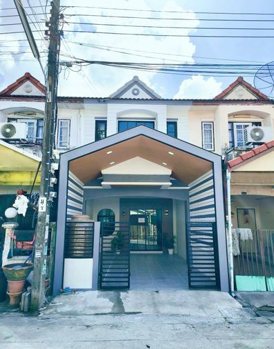 2-bed townhouse for sale, 80 sqm, 16 sq wah, K.C. Ramintra 3