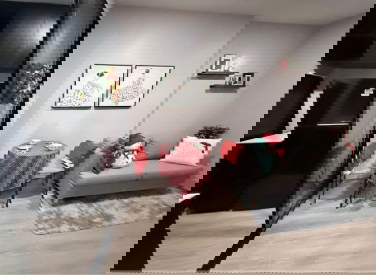 รูป ให้เช่า✨ นิว ดิสทริค อาร์ไนน์ พระราม 9 🔥 Line ID @034etfin 📲 1 ห้องนอน 1 ห้องน้ำ ✨ MRT พระราม 9 180 เมตร 💙 - รูปที่ 6/7