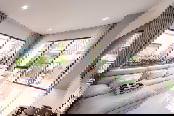 รูป [ให้เช่า] หมู่บ้าน บุราสิริ วัชรพล / 4 ห้องนอน 4 ห้องน้ำ / 60 ตรว. 190 ตรม. **70,000** บ้านเดี่ยวตกแต่งสวยพร้อมเฟอร์นิเจอร์ครบชุด ใกล้ทางด่วนฉลองรัช - รูปที่ 4/10