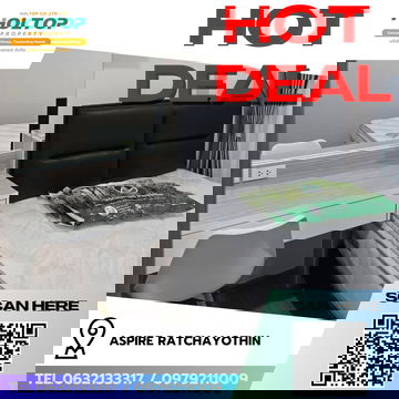 #R8458 🎉 251268 Condo for rent: Aspire Ratchayothin