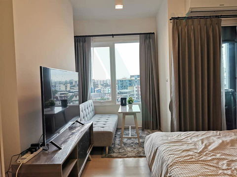 For Rent Condo CHAPTER ONE ECO RATCHADA - HUAI KHWANG Building B, Floor 6,Studio, Room size 22.00 sqm