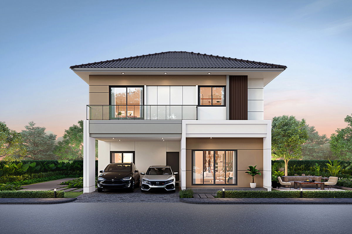 รูป ขายบ้านมือ 1 จากโครงการ Centro รามอินทรา 2  | ติดต่อฝ่ายขาย : 061-6598997- Line OA : @Newlight (มี@) - รูปที่ 2/19