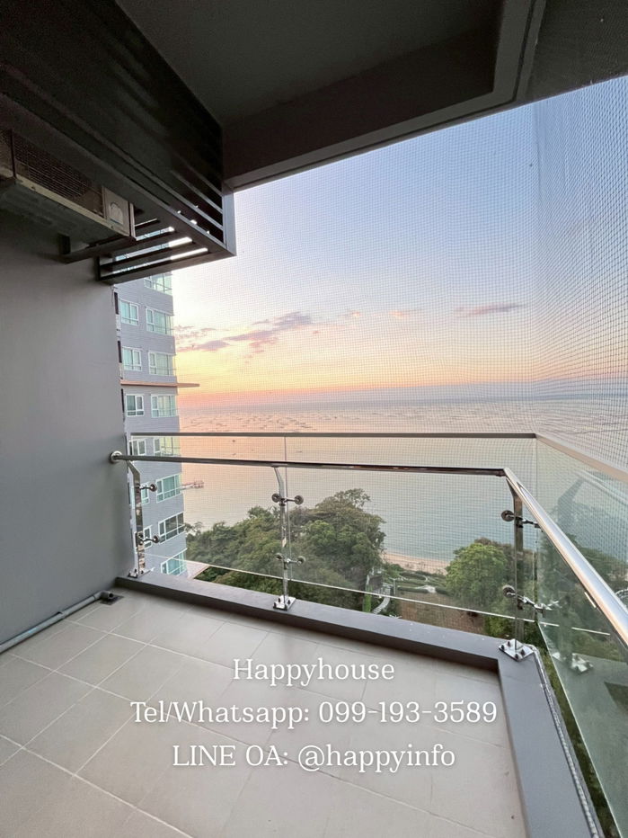 รูป ชั้น 17 วิวทะเล เงียบสงบ เฟอร์นิเจอร์/เครื่องใช้ไฟฟ้า ครบ เพียง 12,000 บาท/เดือน เท่านั้น!!! - รูปที่ 7/8