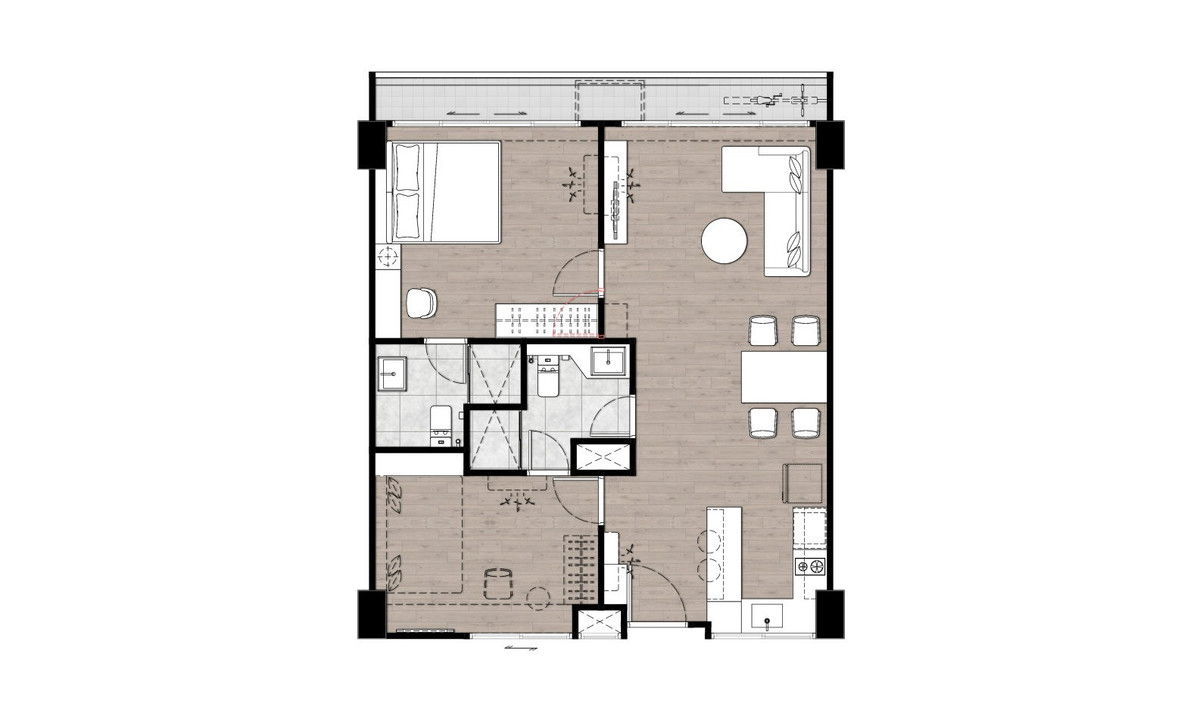 รูป ST0031 | ขาย คอนโดบ้านยุพยงค์ รามคำแหง 22 🔥 2 ห้องนอน💰 ราคาเพียง 4.55 ล้านบาท - รูปที่ 17/17