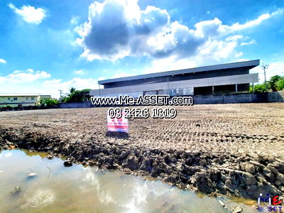 Land for sale วิทยาลัยการอาชีพพระสมุทรเจดีย์ : Sale: Filled Land 2-Rai, Ready to Build. Phra Samut Chedi-Suk Sawat area (Wat Laem Pha Pha). Near Thasanee 2 Uni. Prime road access.