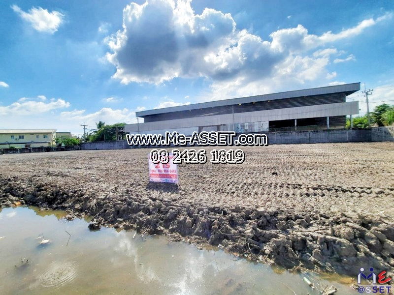 picture Sale: Filled Land 2-Rai, Ready to Build. Phra Samut Chedi-Suk Sawat area (Wat Laem Pha Pha). Near Thasanee 2 Uni. Prime road access. - 1/13