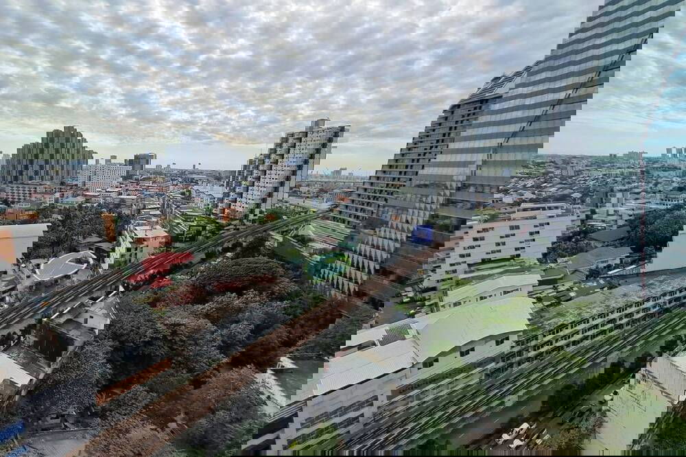 picture Rent !! pool view / city view, high floor 14+, Good location!! Code C20230103859...Centric Scene Sukhumvit, 1 bed, 1 bath, furnished, ready to move in - 11/12