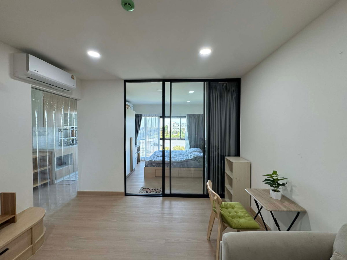 รูป ให้เช่า เพลิ เพลิน ลำลูกกา 35 ตรม. ชั้น 6 เครื่องใช้ไฟฟ้า เฟอร์ครบ - รูปที่ 6/9