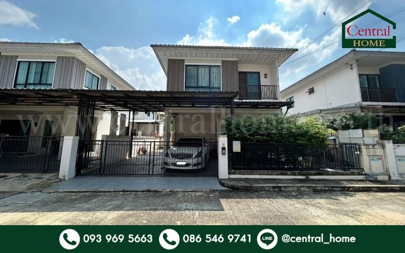 รูป บ้านแฝด โมดิ วิลล่า บางบัวทอง บ้านสวย พร้อมอยู่ - รูปที่ 1/16