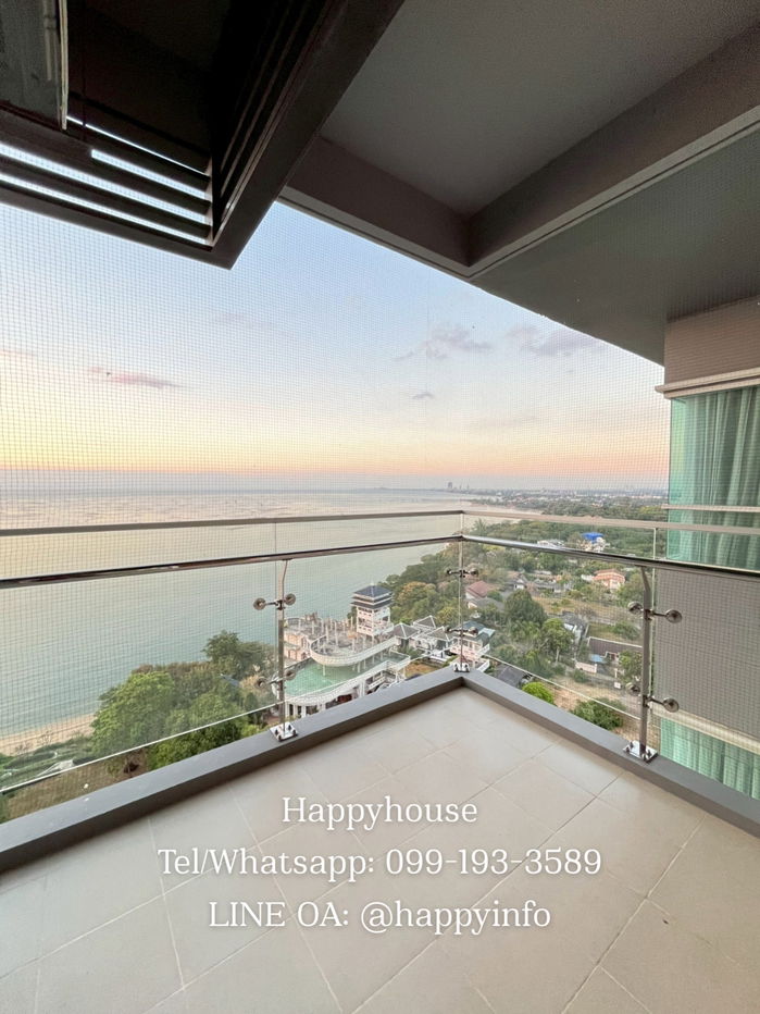 รูป ชั้น 17 วิวทะเล เงียบสงบ เฟอร์นิเจอร์/เครื่องใช้ไฟฟ้า ครบ เพียง 12,000 บาท/เดือน เท่านั้น!!! - รูปที่ 8/8