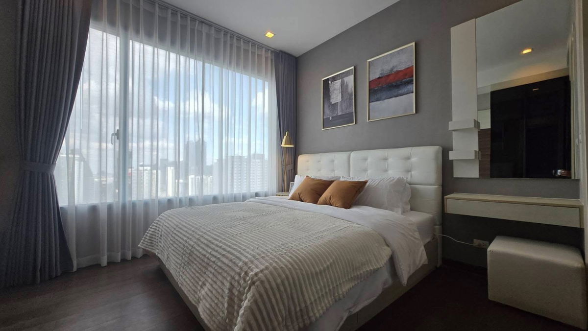 รูป คิว อโศก 2 ห้องนอน 2 ห้องน้ำ 🔰Line : @Richrealestate ☎️WhatsApp:+66926591905 - รูปที่ 14/17