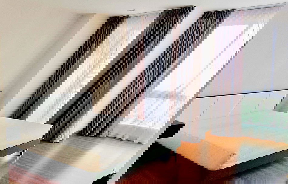 รูป Call : 091-545-5346 Condo Airlink Residence ใกล้ Airport Link ลาดกระบัง ห้องมุม 32 ตารางเมตร ชั้น7 อาคาร 2 ตกแต่งครบ (ขายพร้อมผู้เช่า) - รูปที่ 1/10