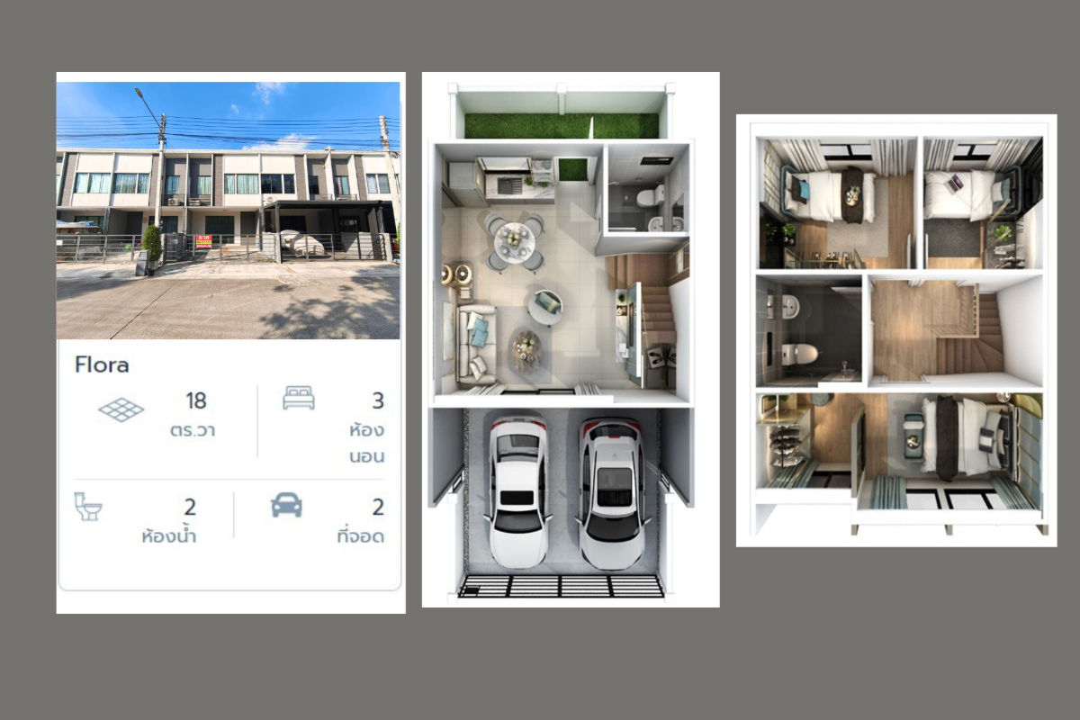 รูป ทาวน์โฮมส์ พลีโน่ รังสิตคลอง4 วงแหวน - รูปที่ 4/16