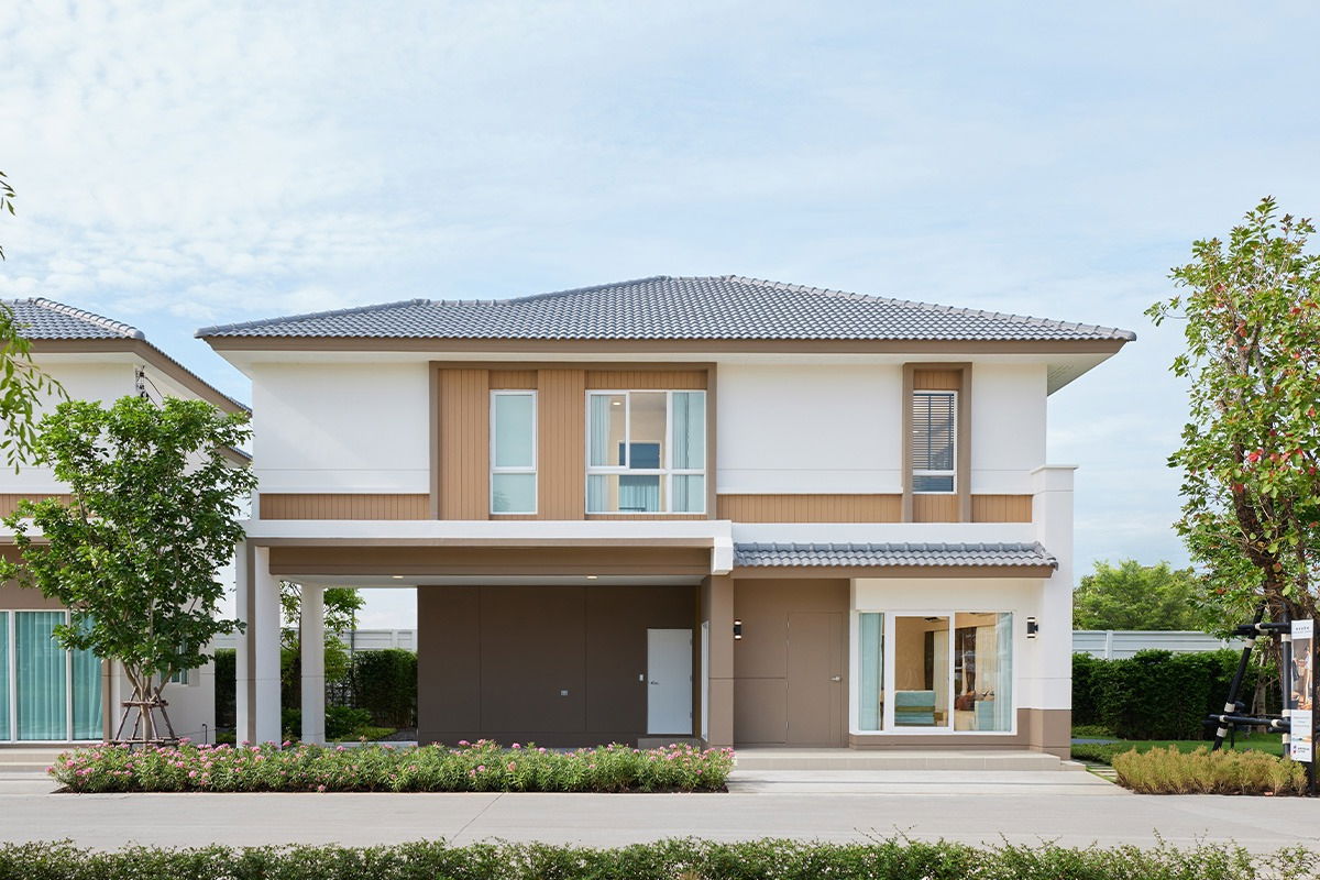 รูป ขายบ้านมือ 1 จากโครงการ MODEN ประชาอุทิศ 90  | ติดต่อฝ่ายขาย : 061-6598997- Line OA : @Newlight (มี@) - รูปที่ 3/8