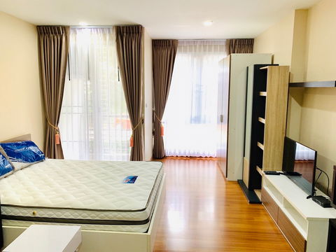 Call : 091-545-5346 คอนโด แอร์ลิงค์ เรสซิเดนซ์ ใกล้ Airport Link ลาดกระบัง 29 ตารางเมตร ชั้น2 อาคาร 2 หน้าโครงการ ตกแต่งครบ (ขายพร้อมผู้เช่า)