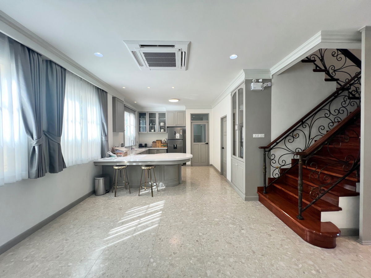 รูป 🧡 ให้เช่า บ้านเดี่ยว Golden nakara มอเตอร์เวย์ กรุงเทพกรีฑา อ่อนนุช ตกแต่งใหม่ 4 นอน สวนใหญ่ - รูปที่ 7/19