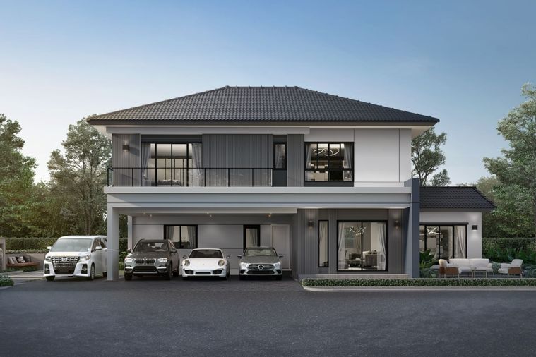 4-bed house for sale, 253 sqm, 1 sq wah, CENTRO THAWIWATTHANA