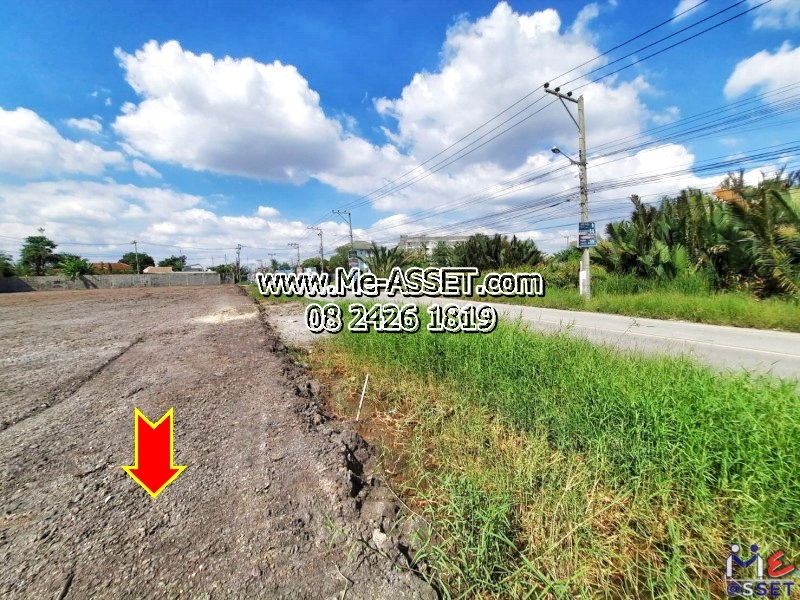 picture Sale: Filled Land 2-Rai, Ready to Build. Phra Samut Chedi-Suk Sawat area (Wat Laem Pha Pha). Near Thasanee 2 Uni. Prime road access. - 10/13